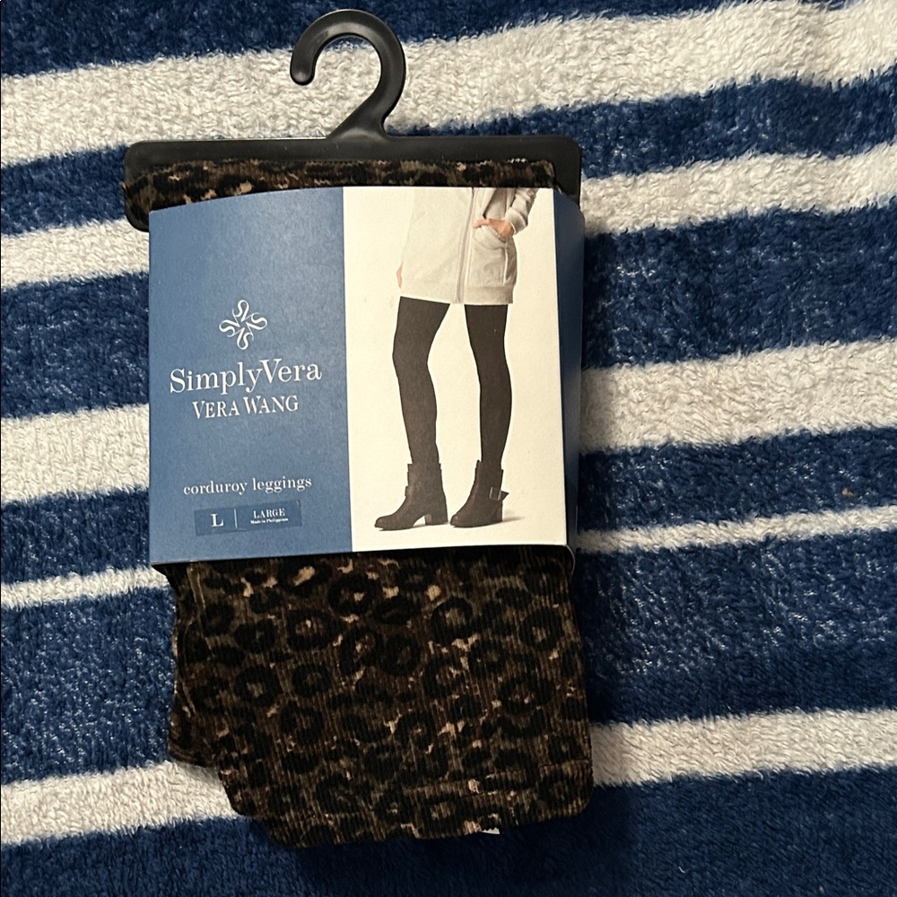 Simply Vera Vera Wang Leopard Print Leggings
